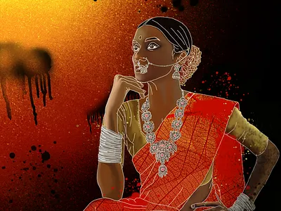 Power Portrait art artwork bright design graphic design illustration illustrator portraiture vector