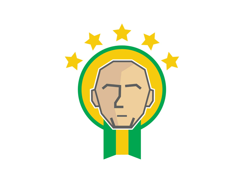 Roberto Carlos icon branding carlos copa america cristiano design football graphic design icon illustration logo messi old is gold real madrid ronaldo soccer the legend uefa vector