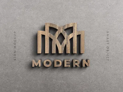 Wooden 3D Sign Mockup 3d 3d effect 3d text 80s animation design designposter graphic design illustration light logo logo text motion graphics text text 3d text effect ui wood