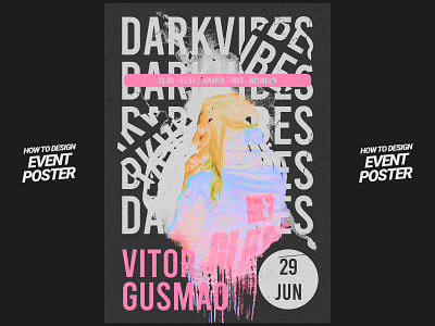 Event Poster Dark Vibes design dj dj event dj poster event event poster event poster design flyer flyer event music music event music event poster photoshop poster poster a day poster art poster collection poster design poster event