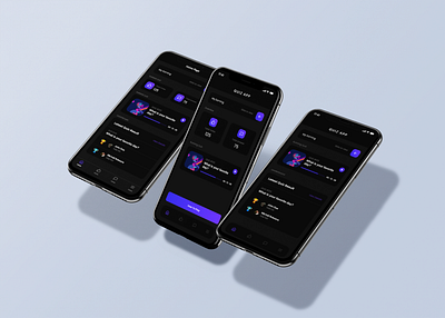 Quiz App Concept (Dark Theme) creative design iamfaysal modern ui ux