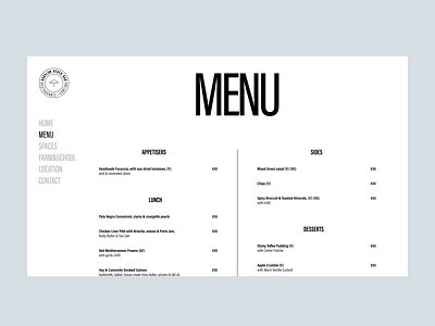 Babylon Beach Bar design graphic interface interface design logo menu site web