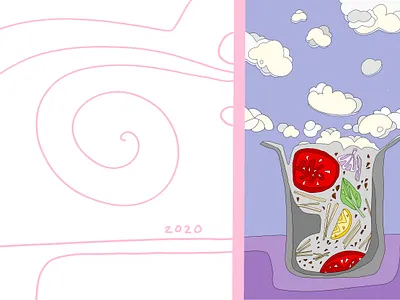 soup graphic design illustration