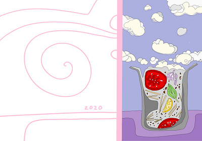 soup graphic design illustration