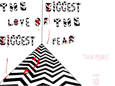 who killed laura palmer? graphic design illustration