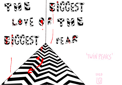 who killed laura palmer? graphic design illustration