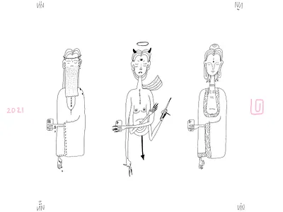 ✝️🖤🕉 graphic design illustration