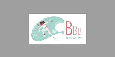 Beauty body box art branding design design product icon illustration logo package run sport sport girl vector