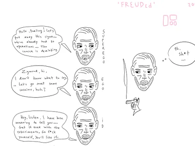 FreudEd graphic design illustration