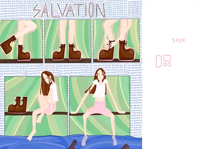 🦶🏼🌿 graphic design illustration