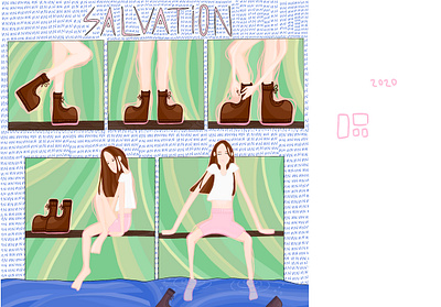 🦶🏼🌿 graphic design illustration