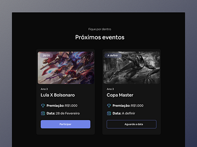 Event cards card design event leagueoflegends ux