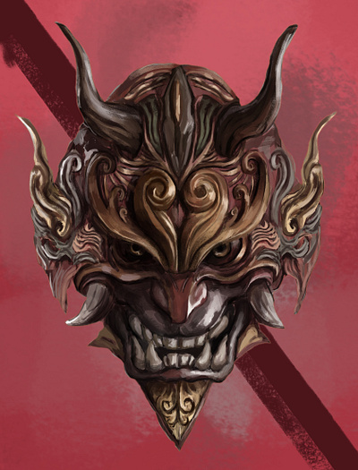 Mask 2dart characterdesign digital painting digitalart fantasy illustration