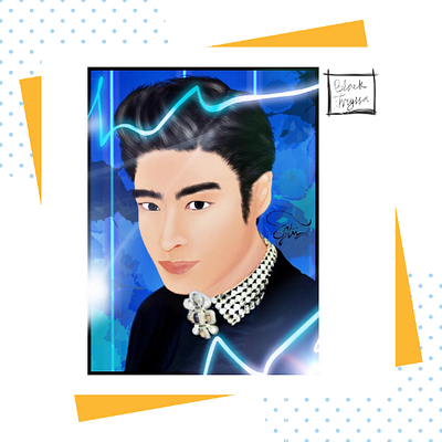 Illustration Art of Choi Seunghyun (TOP Bigbang) design illustration vector