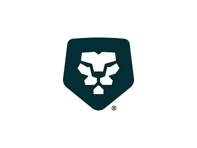 lionhead®️ animal animal design badge brand branding concept icon illustration lion logo logo design logomark luxury mark minimal shield simple startup symbol vector