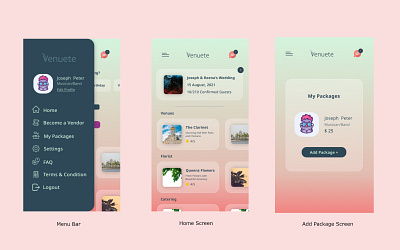 App UI Design graphic design