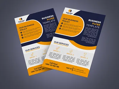 Modern Business Flyer Template branding design graphic design illustration logo minimal vector