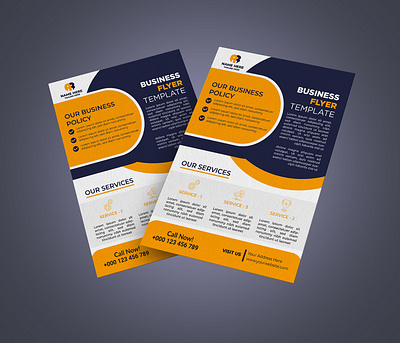 Modern Business Flyer Template branding design graphic design illustration logo minimal vector