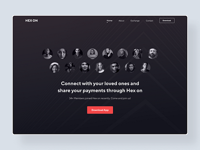 Landing page interaction design typography ui ux