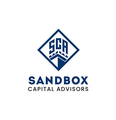 Sandbox Capital Advisors Logo Design Concept-01 designed by #des design designerfizar flat logo design graphic design icon illustration logo logo design minimalist logo design typography vector