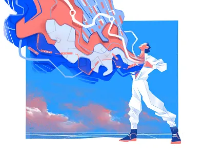 Super Ego creativity existence flow ikigai illustration life lifestyle outing outside personal branding procreate soul