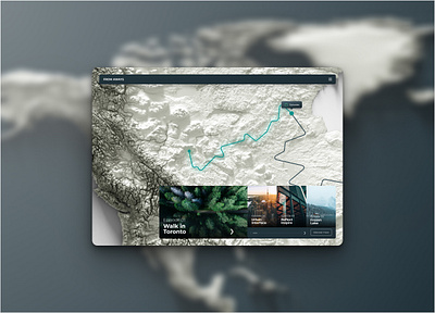 From Aways Website, concept01, Dark mode behance darkmode map mapwebsite userinterface webdesign