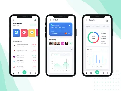 My Bank app UI design bank app design mobile app