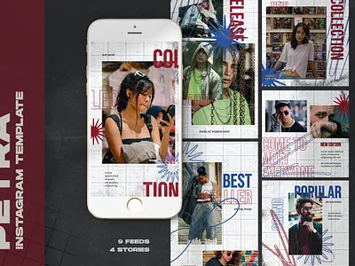 Petra Instagram Templates branding business clothing design fashion graphic design instagram marketing