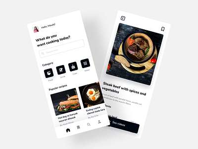 Food Recipe Mobile App cooking recipes food recipes mobile app