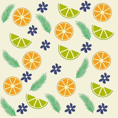 Summer Pattern graphic design