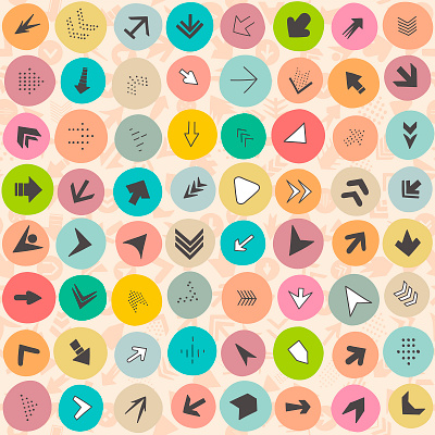 Cartoon style pattern element