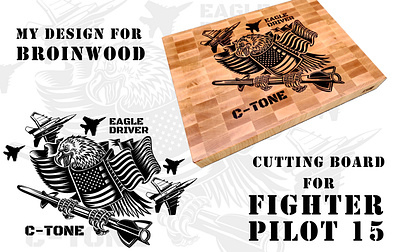 Design for cnc machine. Cutting board cnc cuttingboard design design for cnc eagle engraving f15 military vector woodinlay