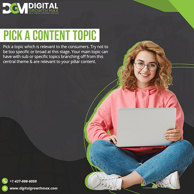 pick a content topic content marketing digital marketing email marketing seo social media