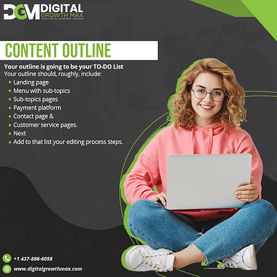 content outline digital marketing email marketing facebook marketing seo social media