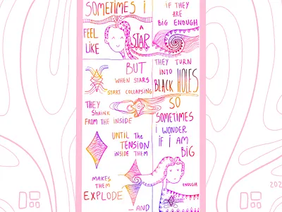 🌸🪐 graphic design illustration