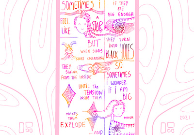 🌸🪐 graphic design illustration