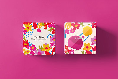 FOREO TR Gift Set branding design illustration