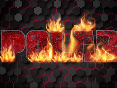 “Polar” fired up typo 3d branding design graphic design illustration rapper realistic recording artist typography vector