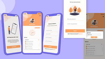 To-Do App UI/UX app design graphic design illustration ux