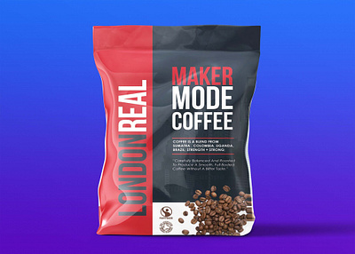 London Coffee Packaging Mockup coffee design free illustration latest logo logo mockup london mockup mockup design packaging pouch premium psd psd mockup