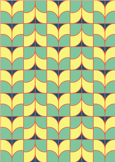 4 Colors Seamless Pattern abstract colorful flatdesign illustration pattern vector