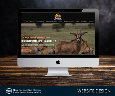 New Perspective Design Redefines De Rust Private Nature Reserve’ branding graphic design ui webdesign