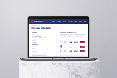 Calculation 004 bank calculation dailyui design mortgage ui ux uxui