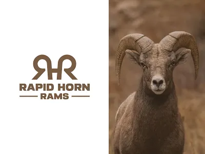 Rams Horn Logo branding deer horn logo deer logo graphic design horn icon horn logo horn mark logo modern horn logo modern rams logo ram ram horn logo ram icon ram mark ram modern logo rams horn rams logo rhr rhr logo