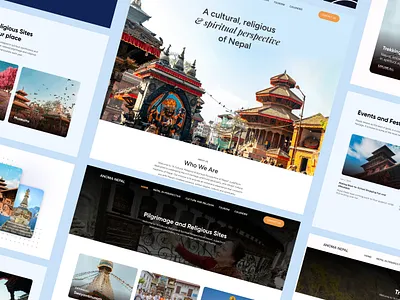 Anoma Nepal - A Cultural and Travel Destinations Website ui