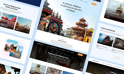 Anoma Nepal - A Cultural and Travel Destinations Website ui