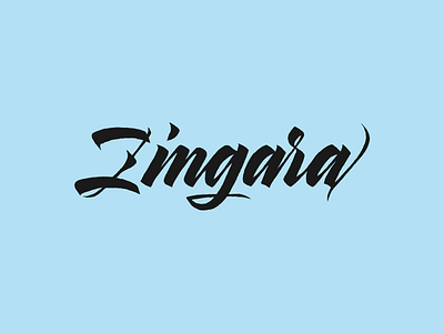 Zingara - calligraphic logotype brand brand design branding calligraphy design graphic graphicdesign logo logo brand logo brand design logo design logo designer logodesign logotipo logotype logotype brand logotype design logotype designer vodka zingara