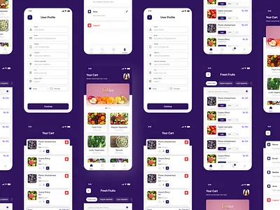 Grocery Shopping App uiux