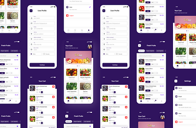 Grocery Shopping App uiux