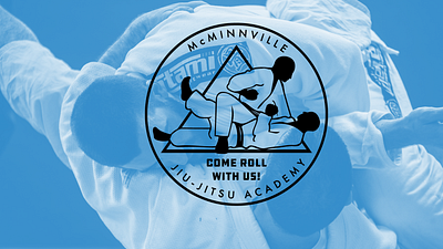 McMinnville Jui-Jitsu Academy branding design icon illustration logo tennessee